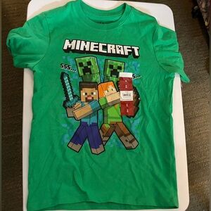 Minecraft Kids Graphic Tee in Green